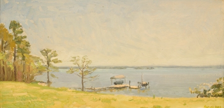 Afternoon Light on the James River by Ilya Yatsenko